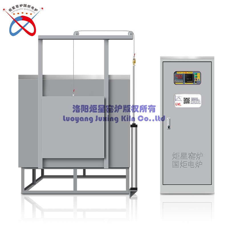  Large-scale high-temperature air cylinder lift muffle furnace