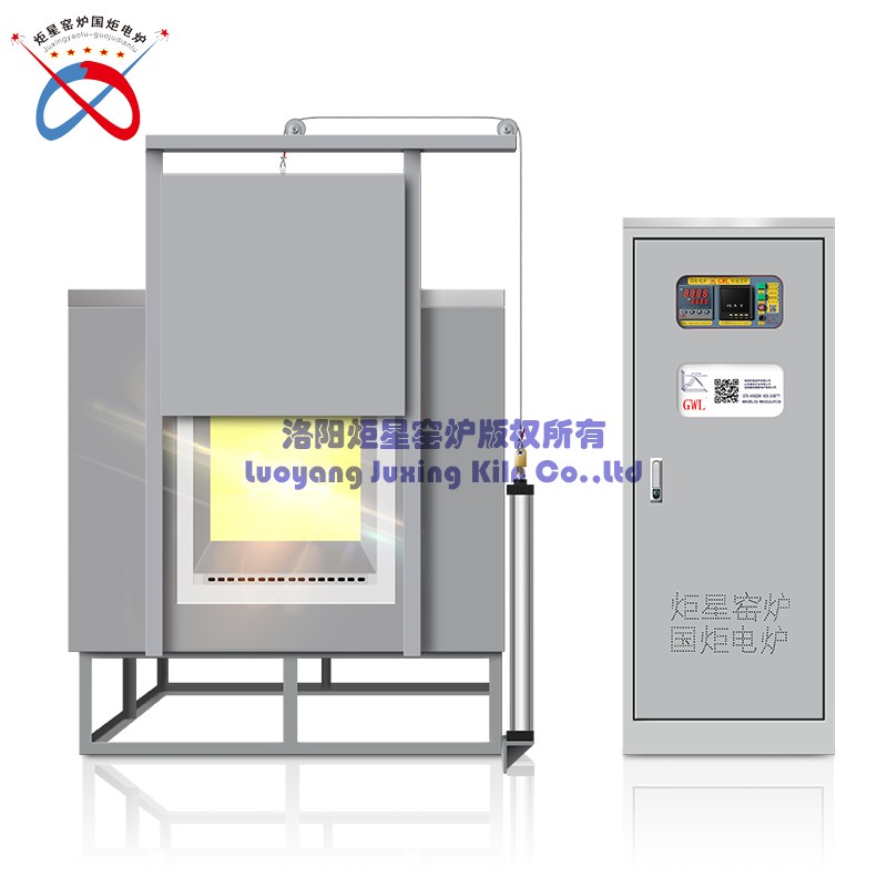  Large-scale high-temperature air cylinder lift muffle furnace