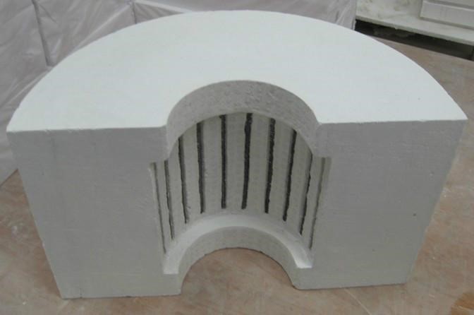 Electric heating energy saving ceramic fiber furnace hearth